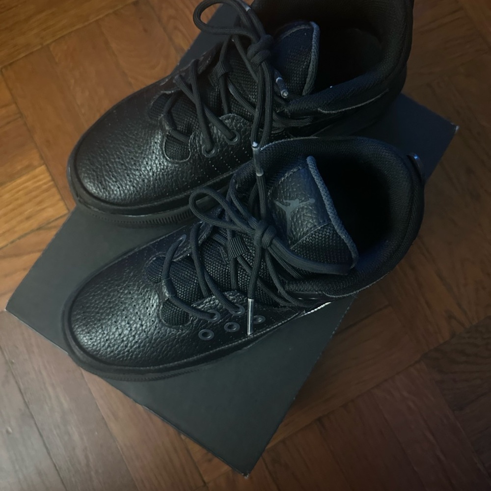 Black High-Top Sneakers